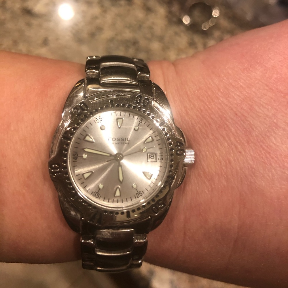 Women’s Fossil silver watch